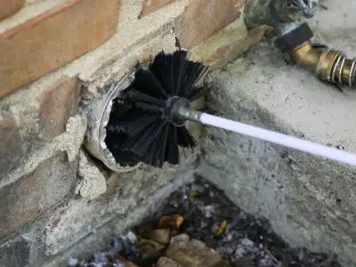 Dryer Vent Cleaning in Riverside, CA — Air Duct Cleaning Services project by American Air Duct Cleaning