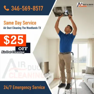 The Woodlands TX Air Duct Vents - Air Duct Cleaning Services in The Woodlands, TX