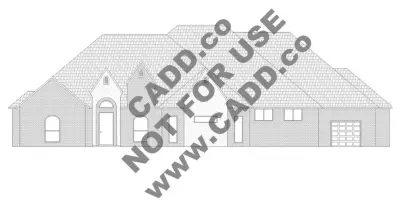4620 Plan with 4 Bedrooms, Office, Theater, Game Room, 2 Living Areas, 4 Bathrooms, and 4 Car Garage — Architectural & Building Design Services project by CADD.co