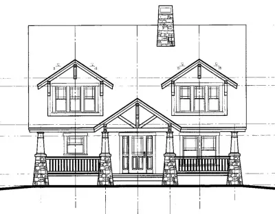 Blueridge Georgia Mountain Cabin Arts & Crafts Style Renovation — Architectural & Building Design Services project by Southeast Studios Inc.