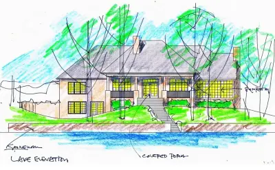 Alred Lakeside Residence — Architectural & Building Design Services project by John M. Holmes Architect