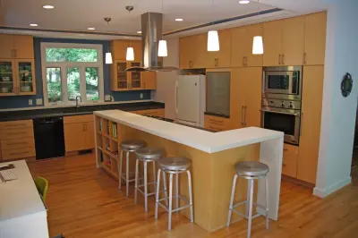 VH Modern Kitchen and Bathroom Remodeling in Chapel Hill — Architectural & Building Design Services project by Sophie Piesse Architect, PA