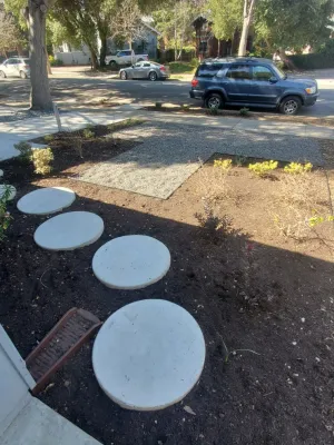 Front and backyard project by Westcoast Hardscape