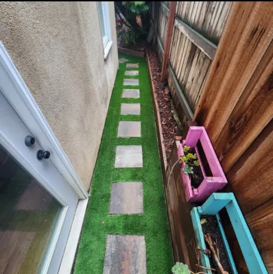 Oakland back and side yard project — Landscape Construction project by Westcoast Hardscape in Oakland