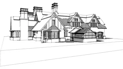 Tudor Style House Conceptual Designs — Architectural & Building Design Services project by Eddy Svidgal Architects
