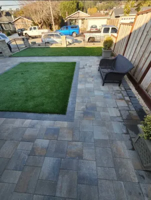 Pacifica front and backyard redo — Landscape Construction project by Westcoast Hardscape in Pacifica