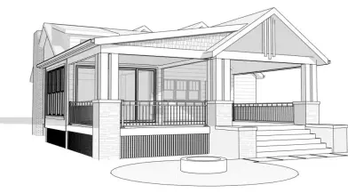 Cureton Patio & Sunroom — Architectural & Building Design Services project by Arcisan, Inc.