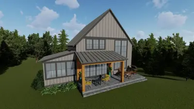 Jordan Cabin East — Architectural & Building Design Services project by 42 North | DESIGN…at Your Doorstep