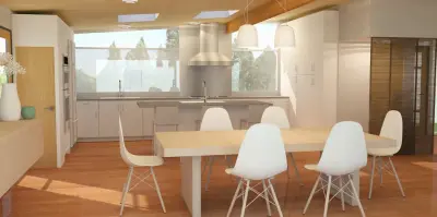 Edmonds Midcentury Complete Home Renovation — Architectural & Building Design Services project by H2D Architecture + Design