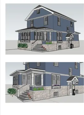 Outdoor Renovation — Architectural & Building Design Services project by Mark A. Henrichs Architect