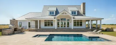 Personalized Contemporary Farmhouse — Architectural & Building Design Services project by David R. Mango Design, Inc.