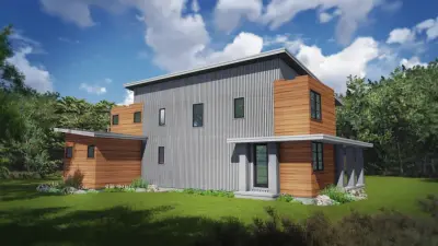 Modern Flat River — Architectural & Building Design Services project by 42 North | DESIGN…at Your Doorstep