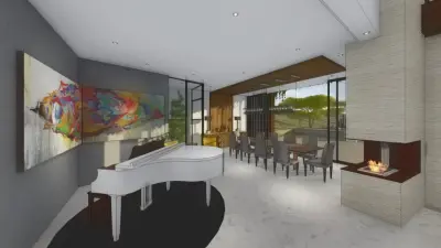Contemporary Family Residence in Fountain Hills with Desert Saddle-Ridge and Stunning Vistas — Architectural & Building Design Services project by Spacelinedesign Architects