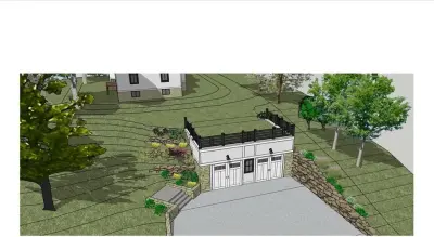 Garage and Passageway — Architectural & Building Design Services project by Mark A. Henrichs Architect