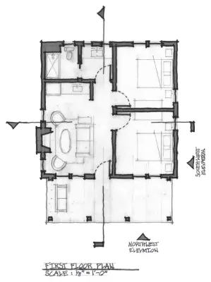 From Garage to Cottage: Champion Lakes Golf Course Conversion — Architectural & Building Design Services project by David Stumpf Architecture LLC