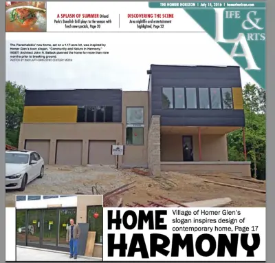 Homer Glen Contemporary — Architectural & Building Design Services project by Ballack Design + Architecture, LLC