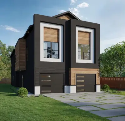 Delano two-family home — Architectural & Building Design Services project by Axis Arkitektural