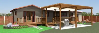 Charming Backyard Porch Renovation — Architectural & Building Design Services project by Hyland Fisher - Architect