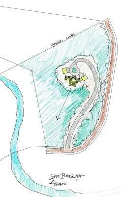Woodland Retreat at Maples — Architectural & Building Design Services project by John M. Holmes Architect