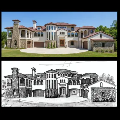 Mediterranean Tailored Residence — Architectural & Building Design Services project by David R. Mango Design, Inc.