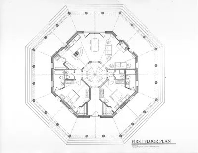 Octagonal Neo-Classical Inn — Architectural & Building Design Services project by Southeast Studios Inc.