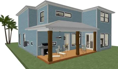 Coastal Residence on South Padre Island — Architectural & Building Design Services project by Newell's Designs