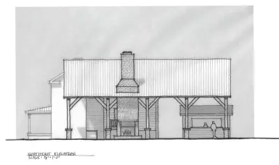 Expansion of Pavilion at Champion Lakes Golf Resort — Architectural & Building Design Services project by David Stumpf Architecture LLC