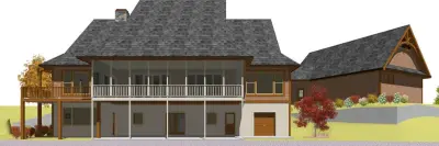 Piedmont Home — Architectural & Building Design Services project by Hyland Fisher - Architect