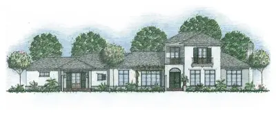 Residential Project - Knollwood Drive, Baton Rouge, LA — Architectural & Building Design Services project by William R. Powell, A.I.A. Architect, LLC
