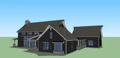 The Lake Wylie Sanctuary Private Residence, NC — Architectural & Building Design Services project by T-Square Architecture