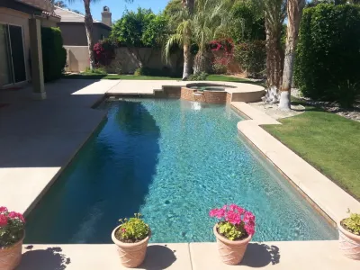 Remodel of Pools — Landscape Design project by Teserra Outdoors in la Quinta