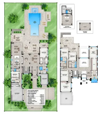 Salma House Plan F2-7621 - Tailored Design for Client in Naples, FL — Architectural & Building Design Services project by South Florida Architecture