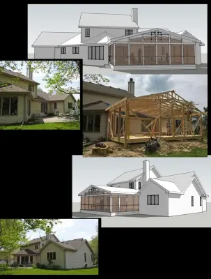 Porch Enclosure — Architectural & Building Design Services project by Mark A. Henrichs Architect