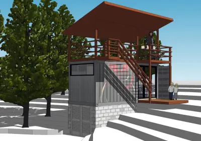 Container Cabin Retreat — Architectural & Building Design Services project by Nature's Angle, LLC