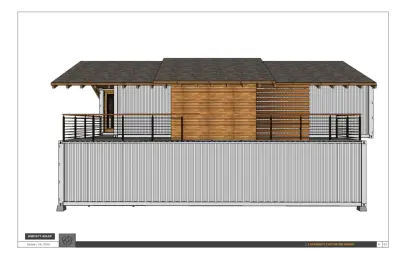 container house design — Architectural & Building Design Services project by Barnett Adler