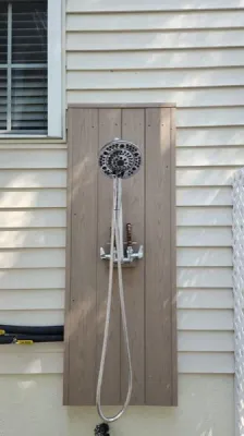 Outdoor shower by Charleston Creative Outdoor Solutions
