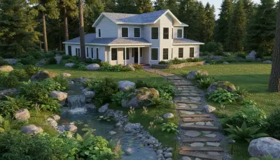 Western Washington Custom Home Designs 2 — Architectural & Building Design Services project by L M Stevens Designs LLC