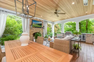 A Garden Living Room in Verdant Settings — Architectural & Building Design Services project by Cynthia Karegeannes, Registered Architect