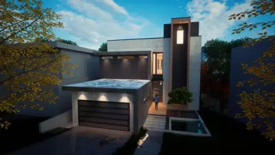 Contemporary Residence on Archer — Architectural & Building Design Services project by Clements Wimsatt Architects