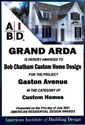 Recognition Program — Architectural & Building Design Services project by Bob Chatham Custom Home Design