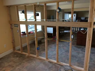 Bedroom expansion in the basement by Reddy Watt Electrical