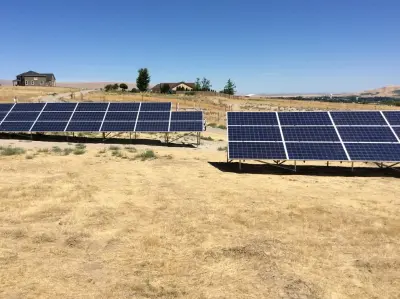 Benton City Ground Mount: No Roof, No Issue! — Electrical Services project by Hot Solar Solutions LLC