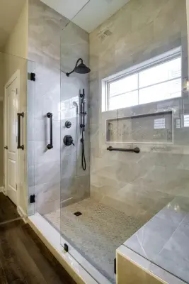 Nolensville Wet Bar, Kitchen, Living Room, and Master Bathroom by Usable Space Interiors, LLC