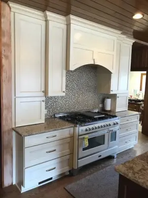 Cherry & Cream Kitchen Renovation in North Raleigh by Kitchens By Amy