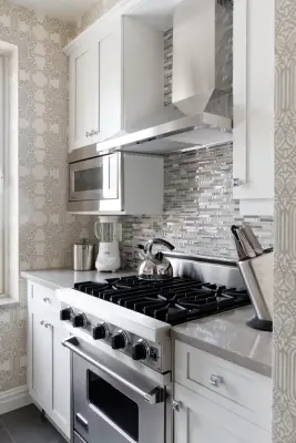 NYC Eastside Art-Inspired "Glitterati" Kitchen Renovation by Toni Sabatino
