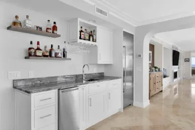 Kallio Oceanfront Condo Renovation by Ann-Marie by Woodsman Kitchens And Floors