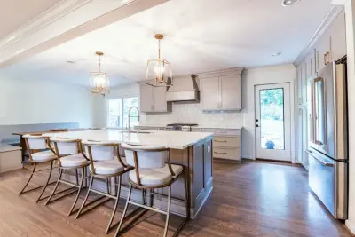Open-Plan Kitchen by Highland Design+Build