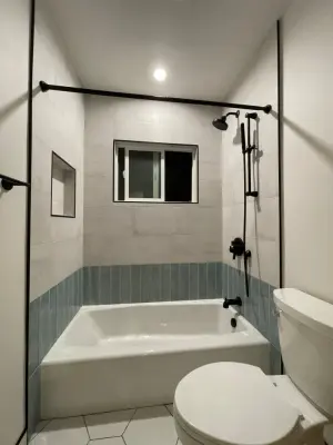Long Beach Bathroom Renovations on Oregon Ave by Architectural Fine Finishes Dba Property Partners