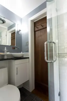 Ossining Visitor Bathroom by DreamStyle Kitchens & Baths, LLC