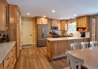Oyster Point Culinary Renovation by Westwind Woodworkers Inc.